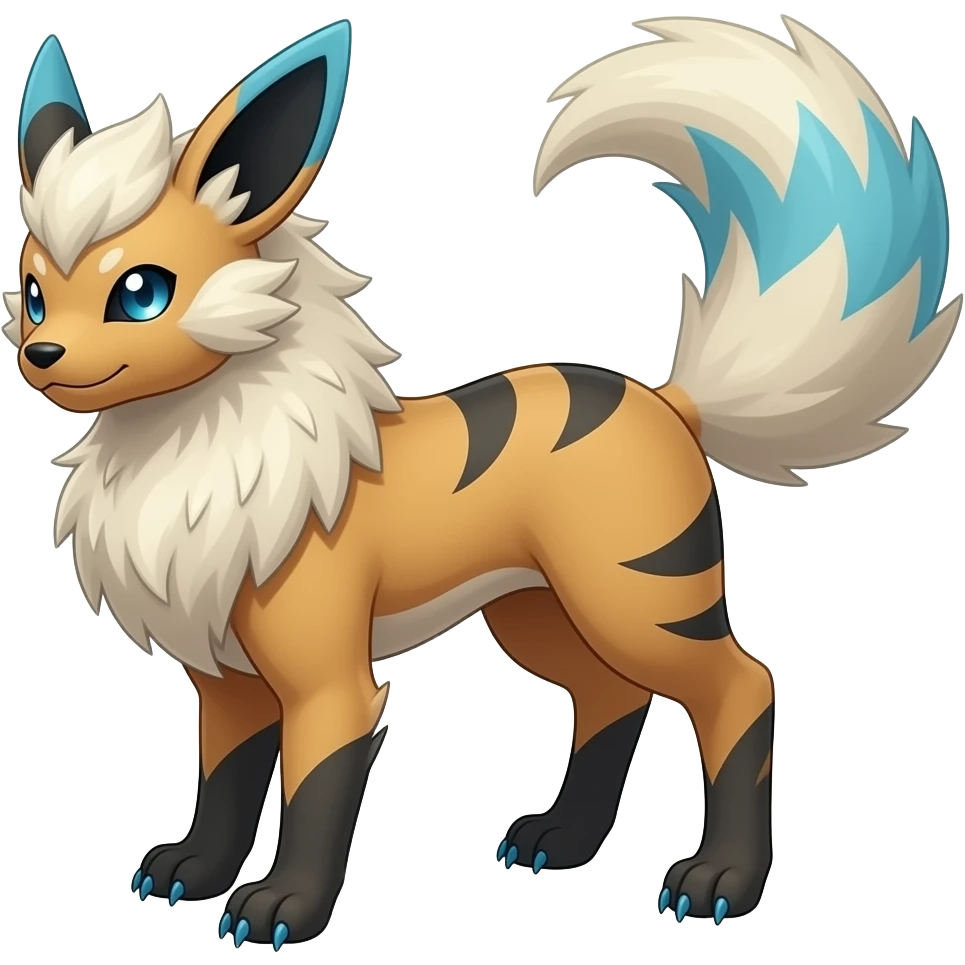Absol-Sylveon-Jolteon-Litten-Luxray-Fakémon-hybrid emoji