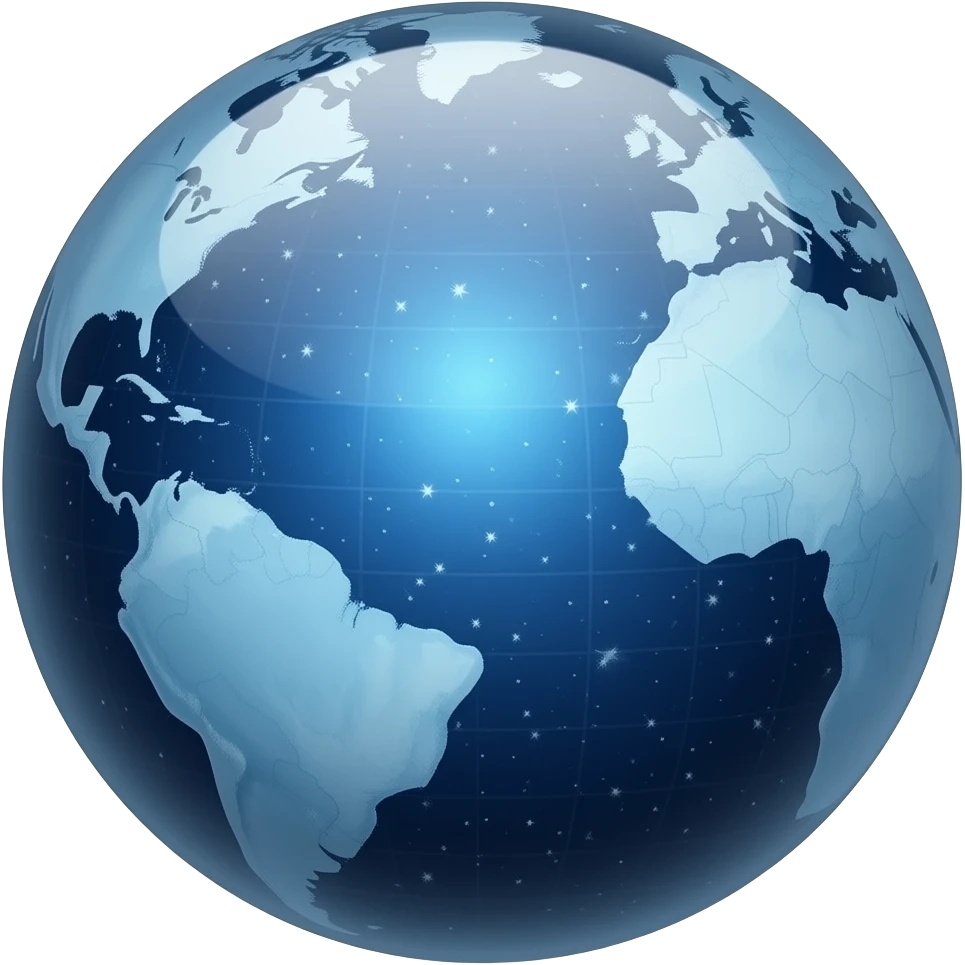 El universo como una bolilla emoji