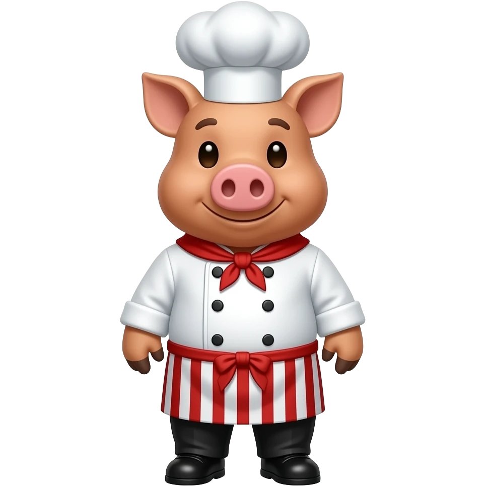 sanglier cuisinier (top chef) animer dessin 2d emoji