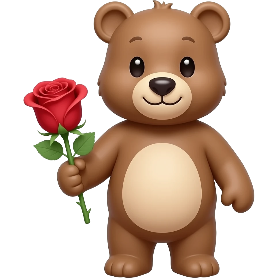 Rose Bear emoji
