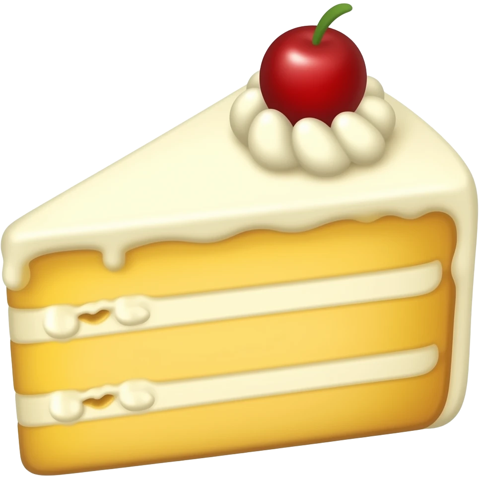 Una torta amarilla emoji