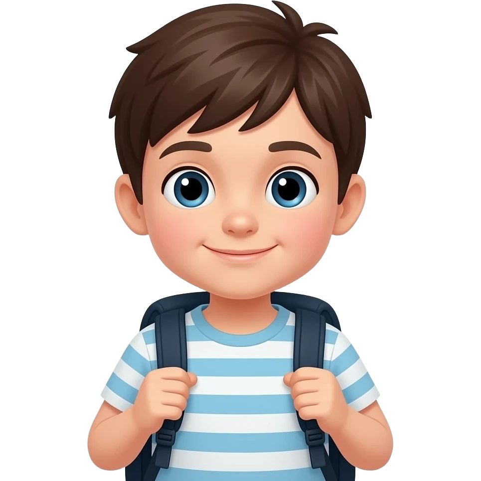 Child with backpack emoji