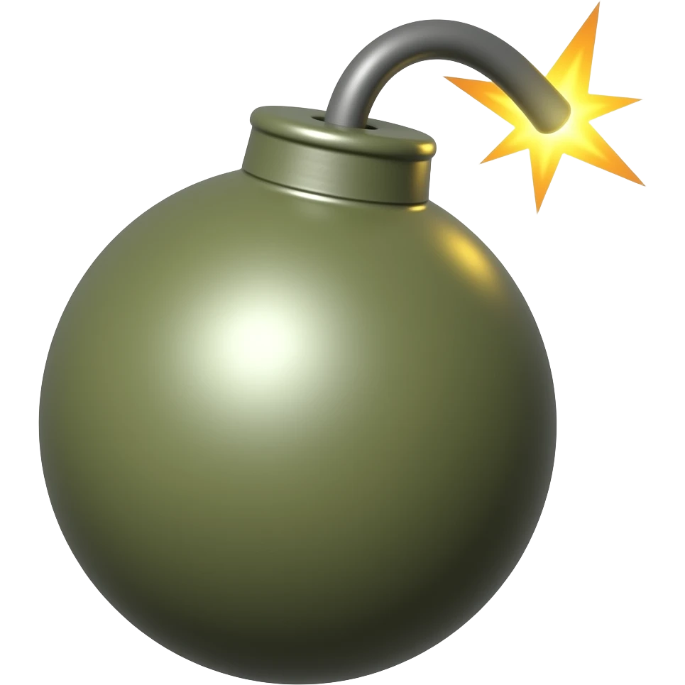 bomb emoji
