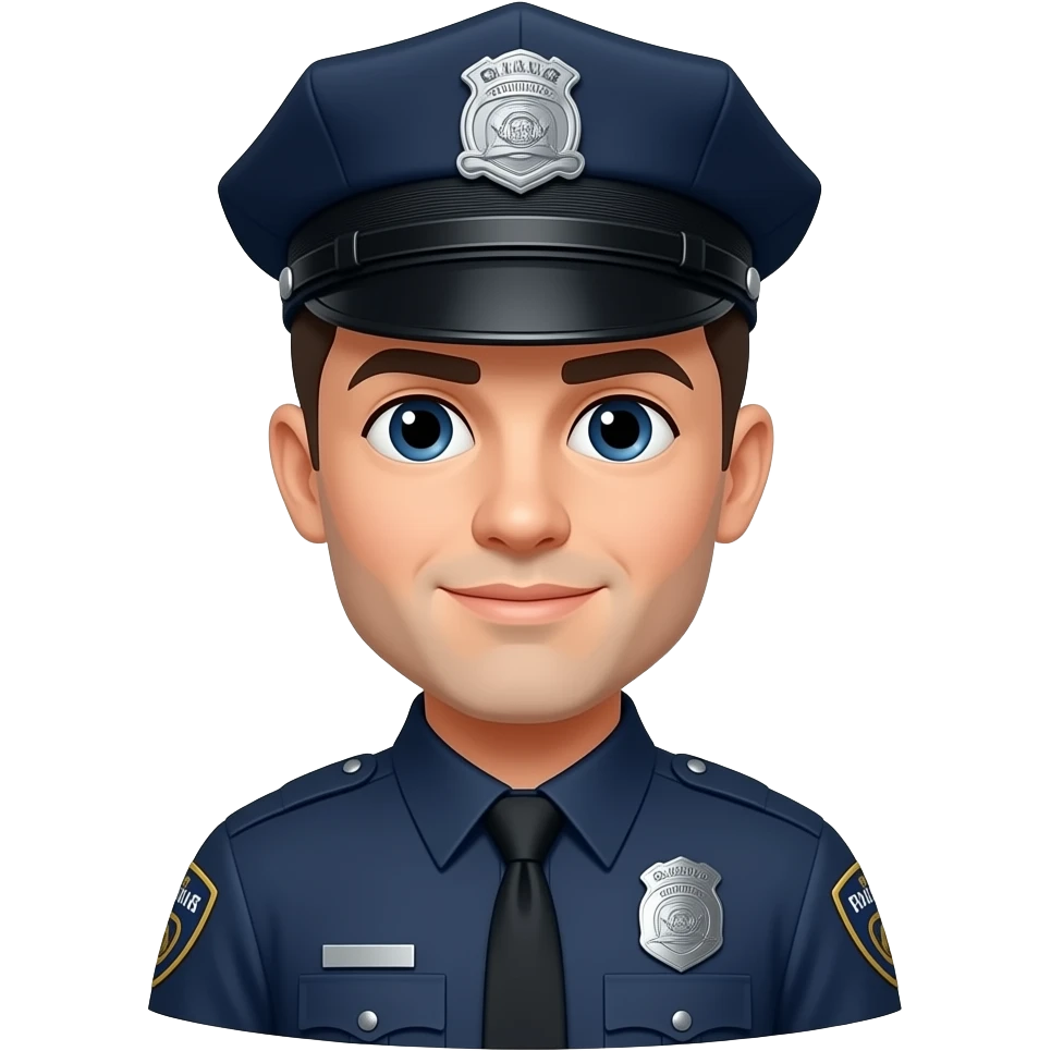 A cop emoji