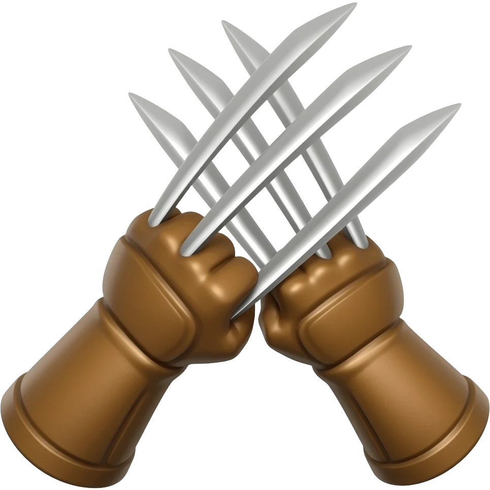 garras wolverine emoji