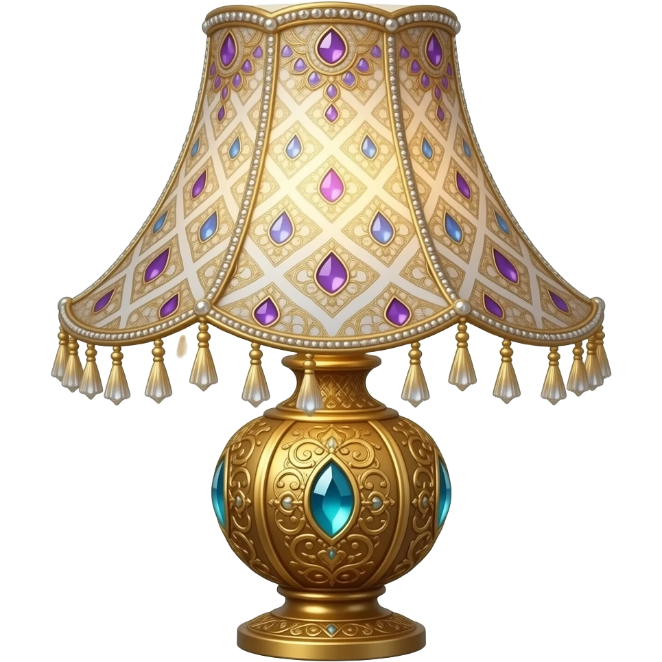 The luxurious, glamorous, and dreamlike Disney Aladdin lamp emoji