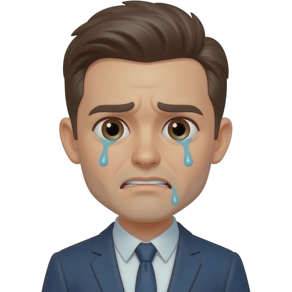Stressed emoji