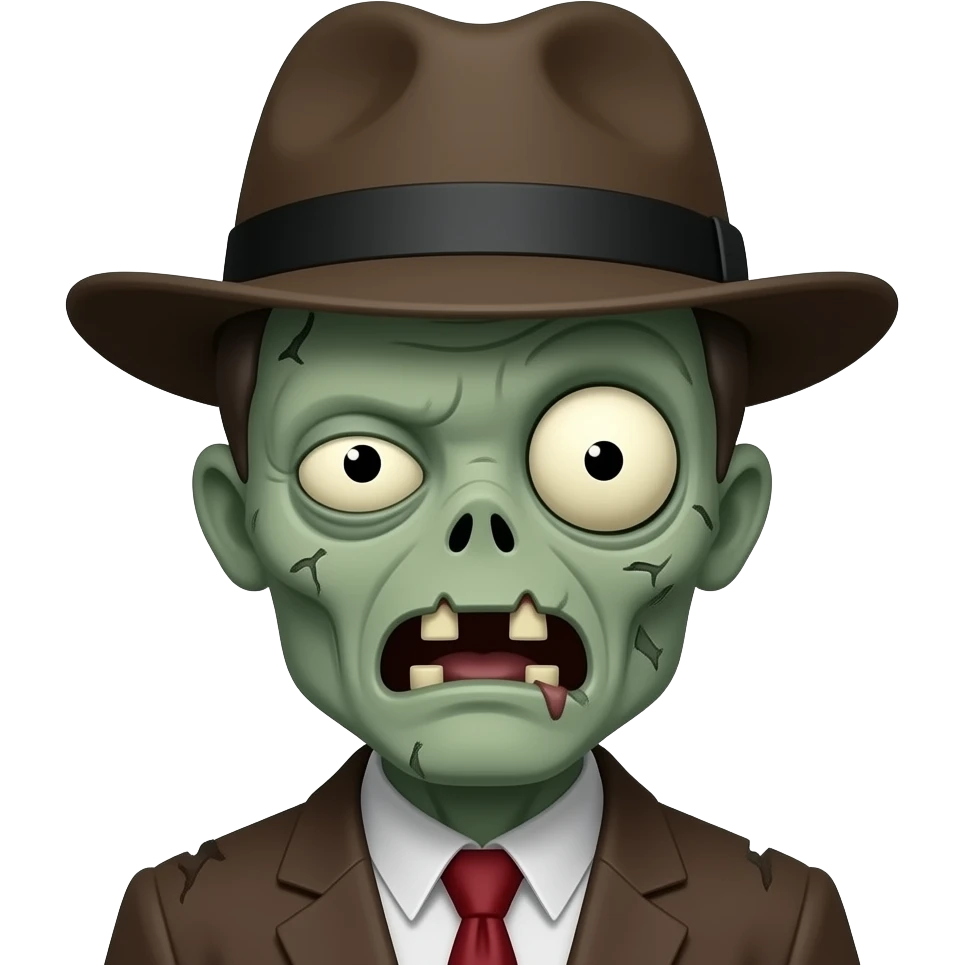 zombie with Hat emoji