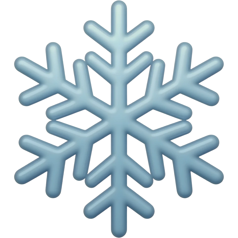 A single snowflake emoji