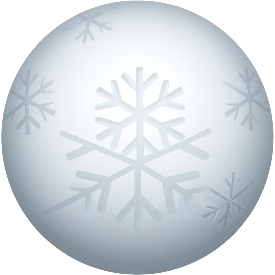 Snowball emoji