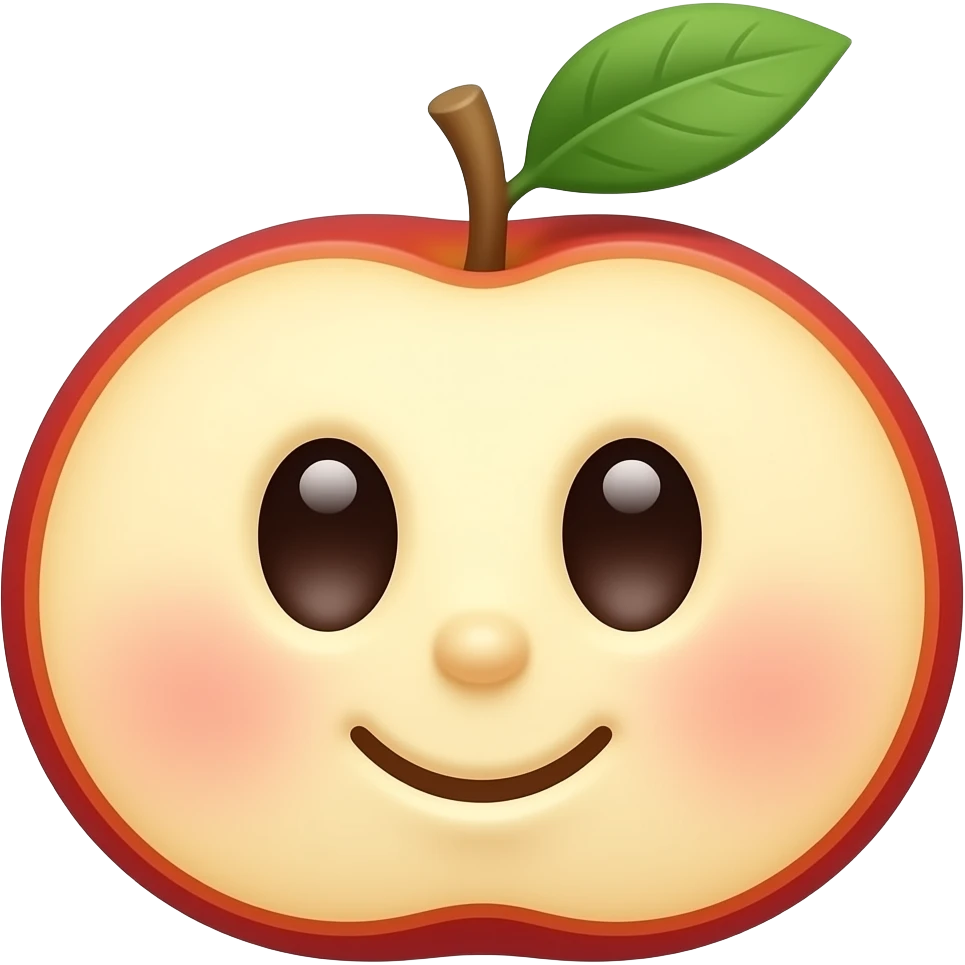 Niche fruit ai with face emoji
