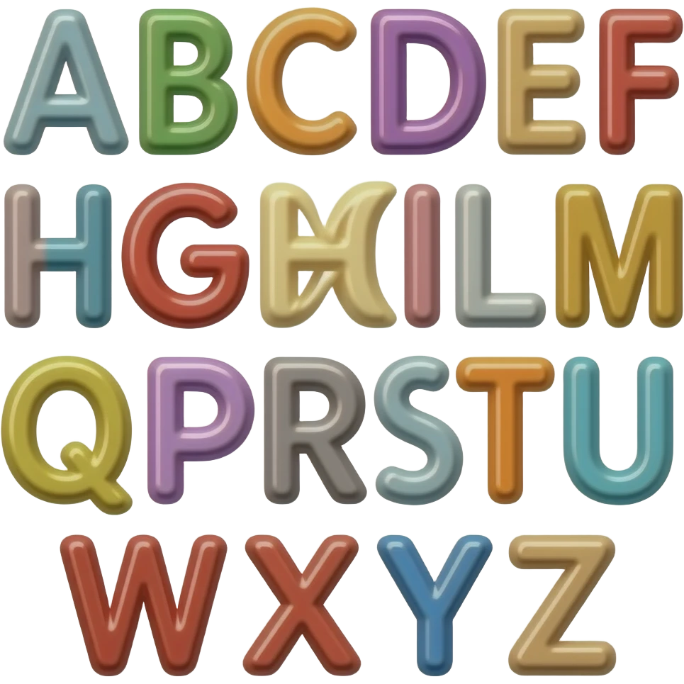 Alphabet emoji