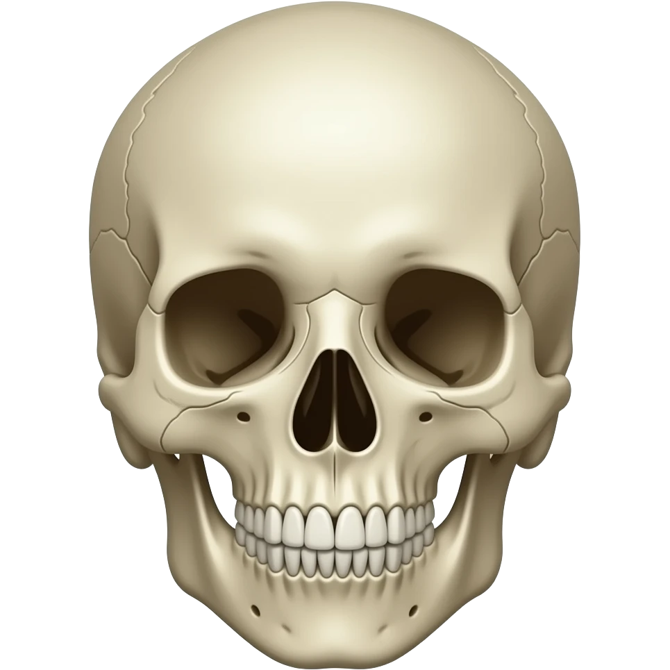 Sans skeleton face emoji