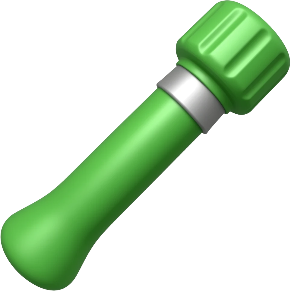 green handle emoji
