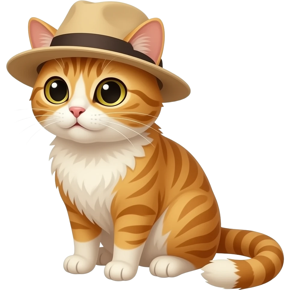 Cat in the Hat emoji