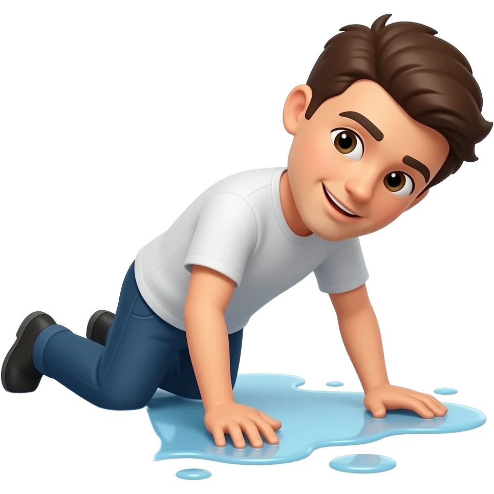 slipped emoji