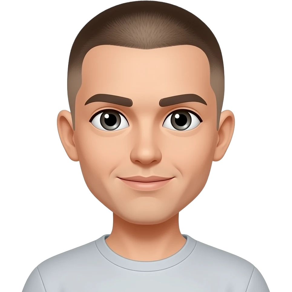 Emoji con Buzz cut emoji