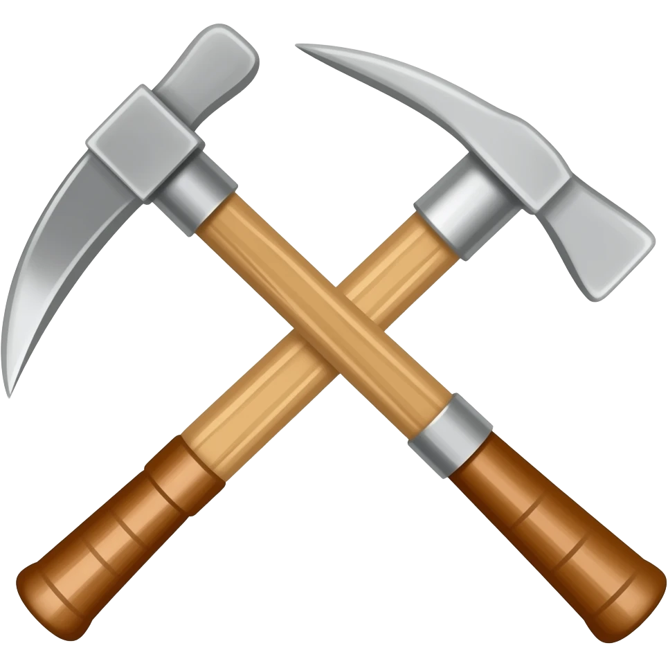 pickaxe emoji