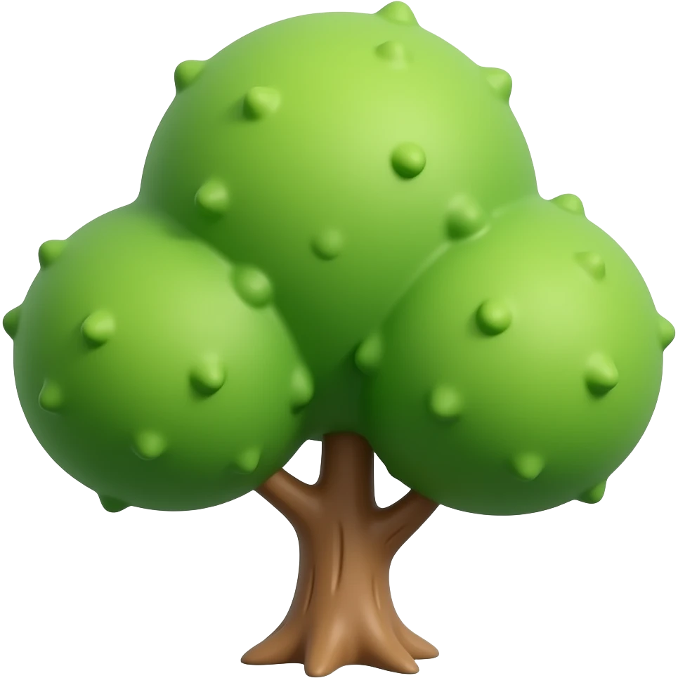 small 3d tree emoji