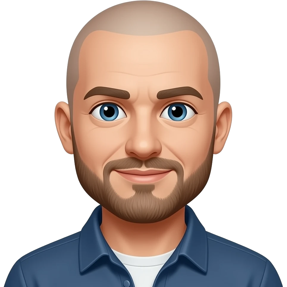 bald men IT designer emoji