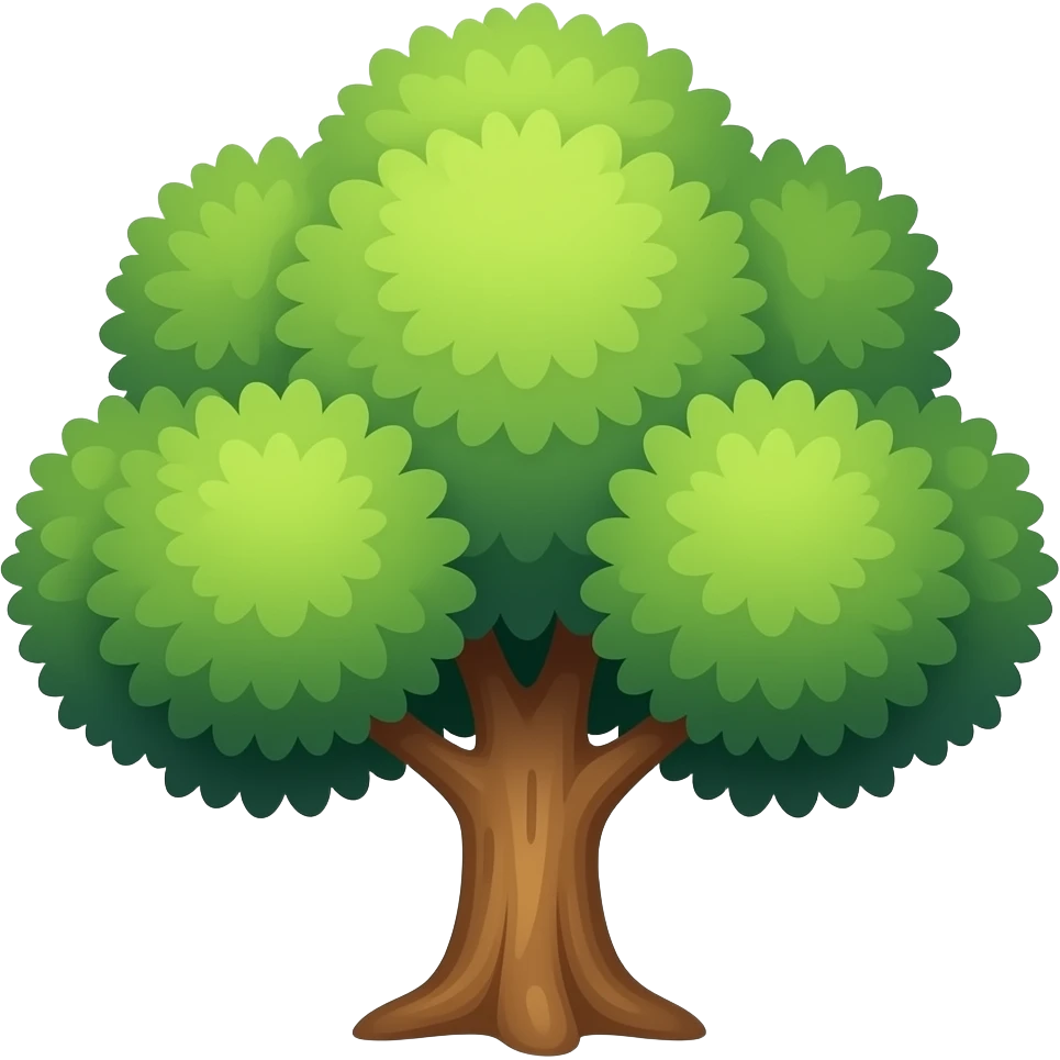 The tree emoji