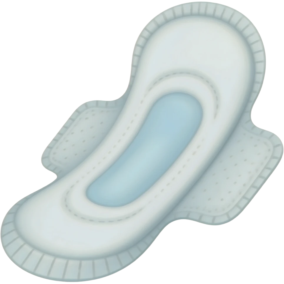 One sanitary pad without wings emoji