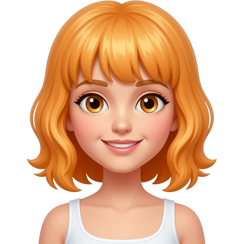 Summer vibe aesthetic clean girl Orange vibe emoji