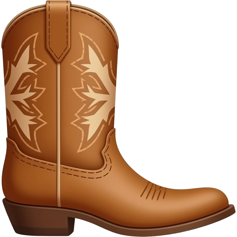 just a cowboy boot no dog needed emoji