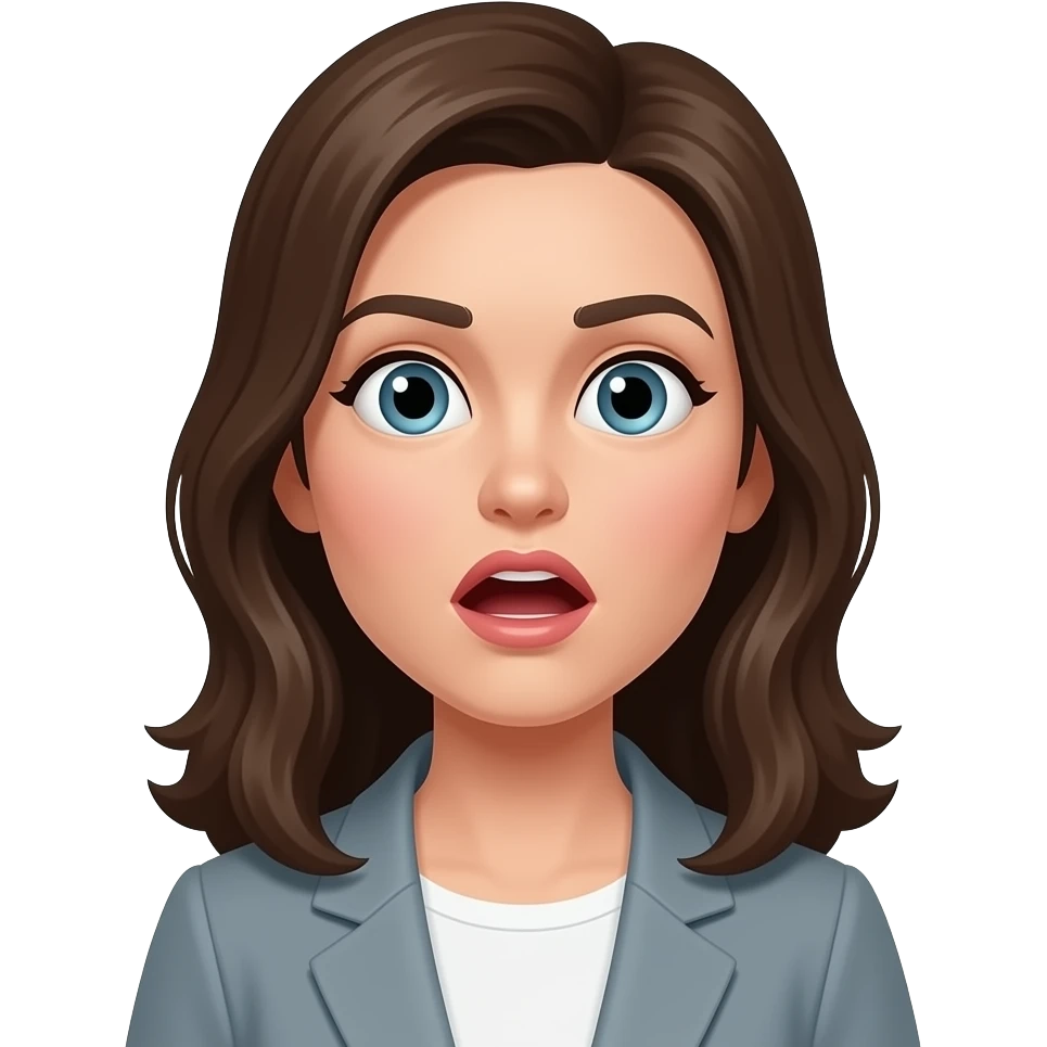 Shocked woman emoji