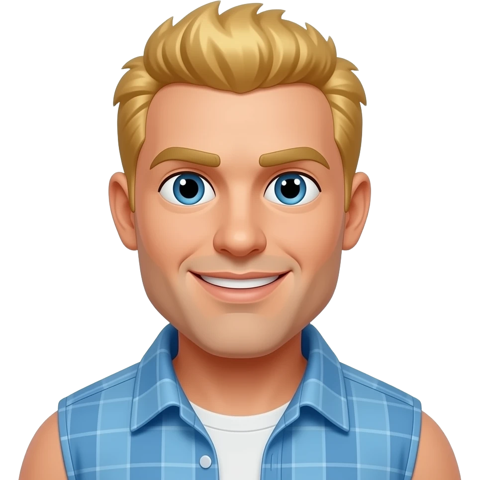 Johnny bravo headshot emoji