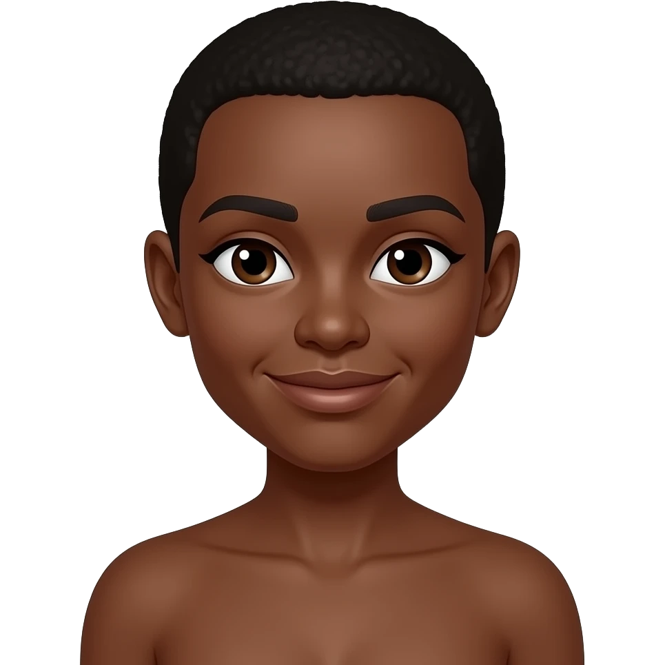 Thong dark skin emoji