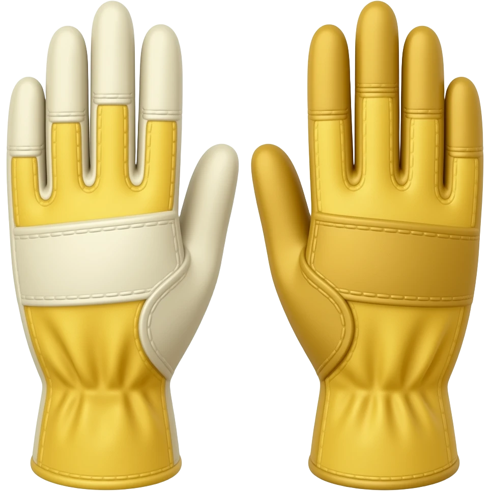 safety gloves emoji