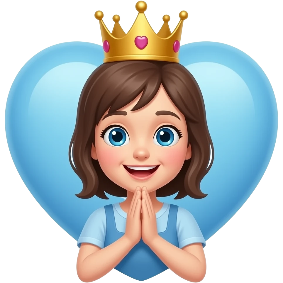 😍💙👑👏🏽 emoji