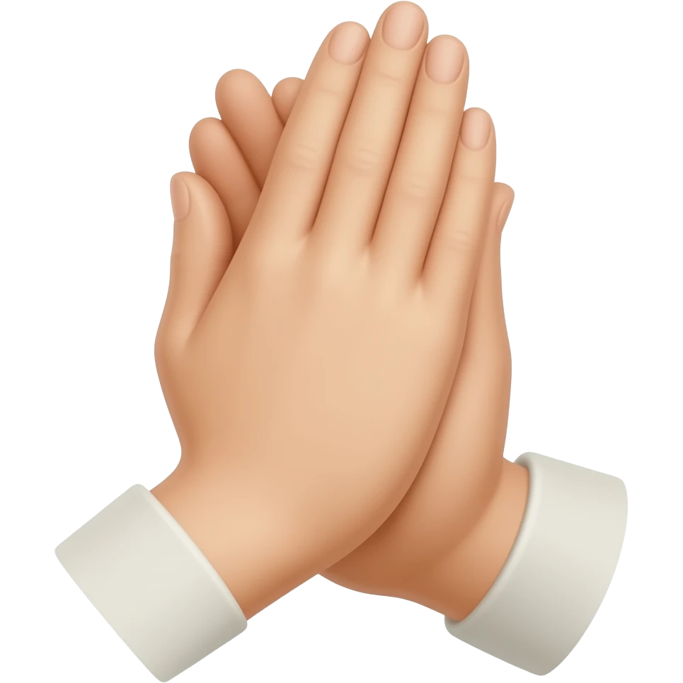 prayer hands emoji