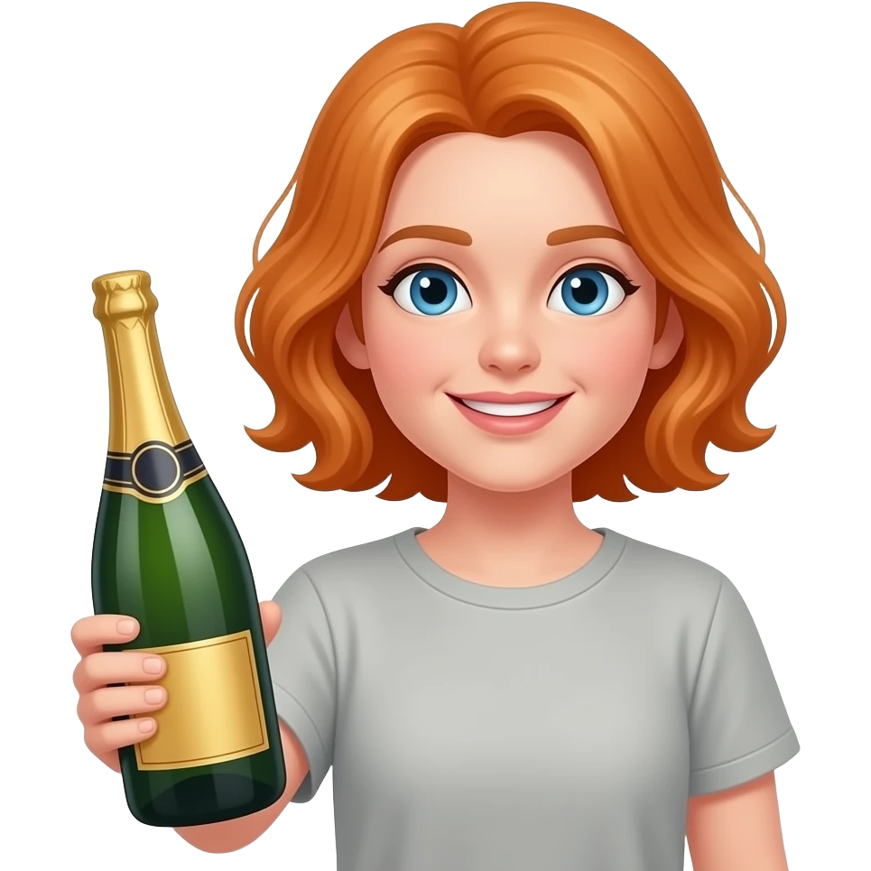 Ginger 🍾 emoji
