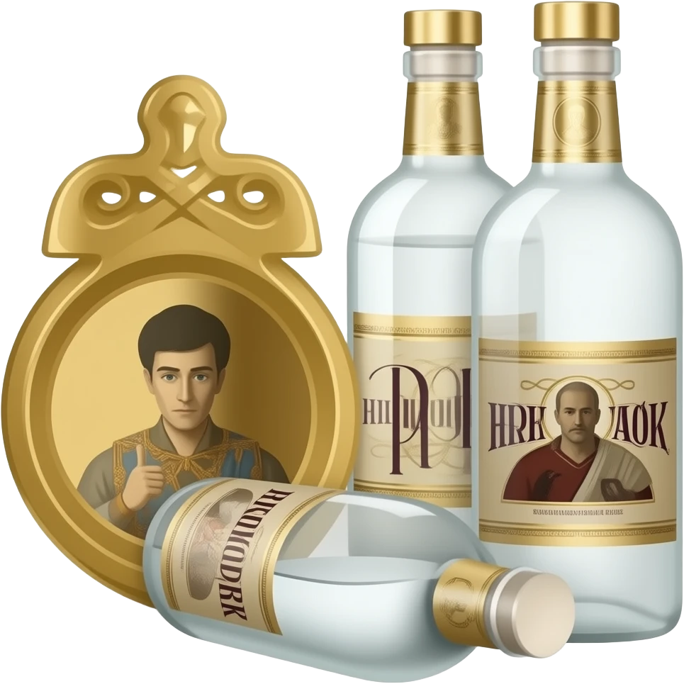 Православная водка emoji