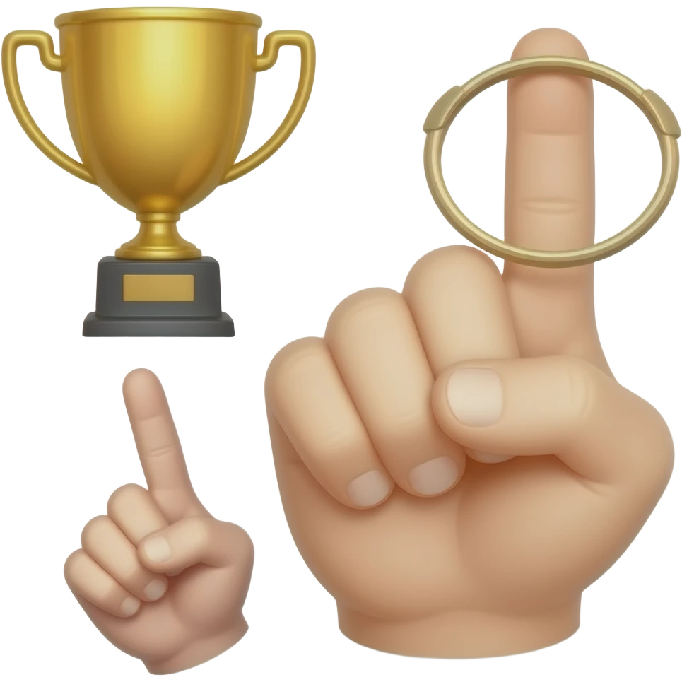 🏆🖕🫸🫷 emoji