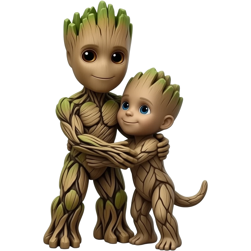 groot hug Mommy emoji
