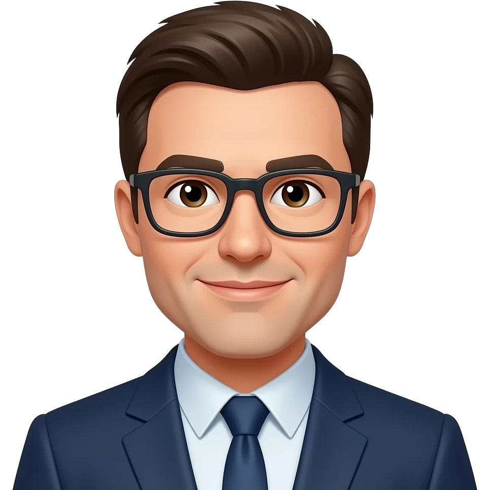 man glasses emoji