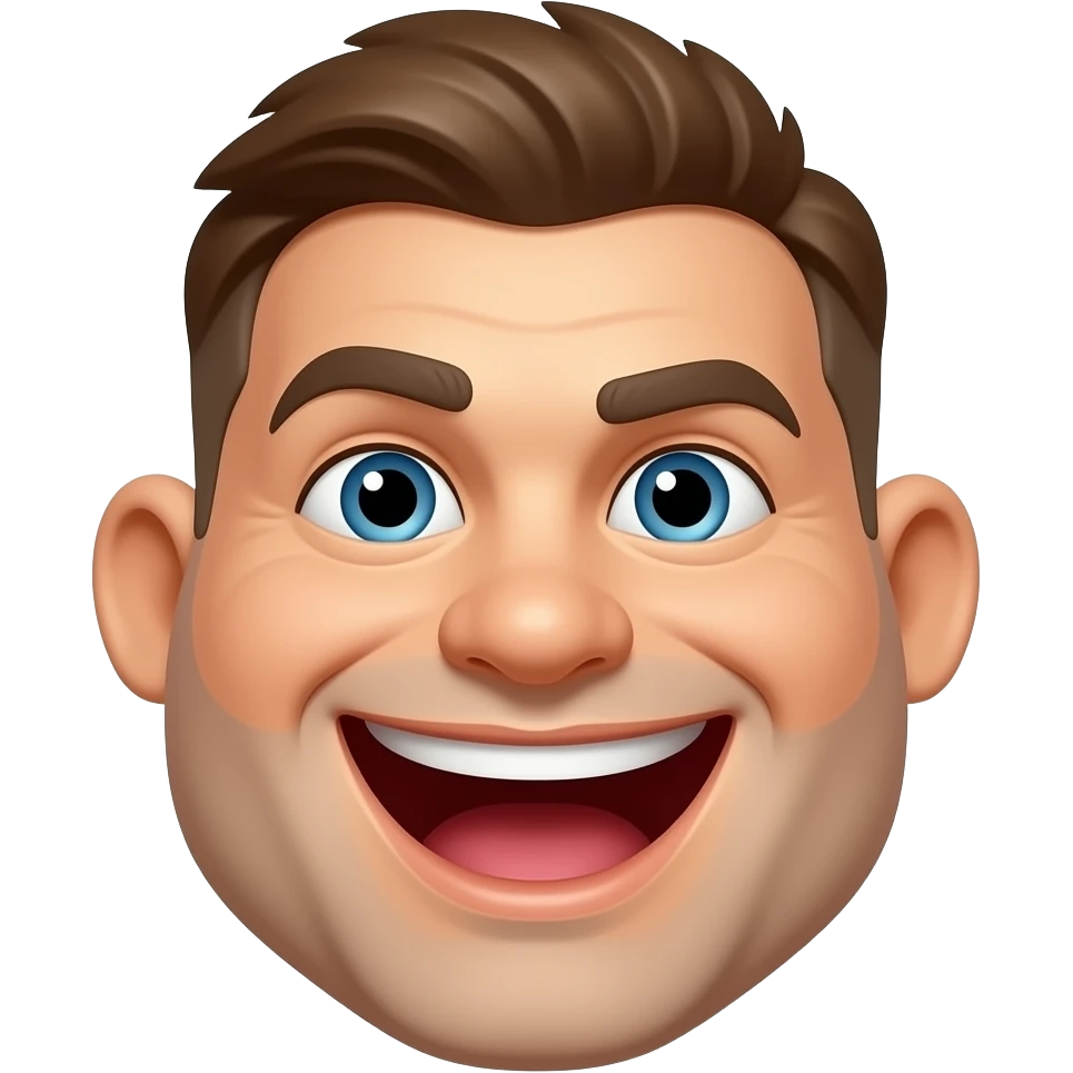 exating face emoji