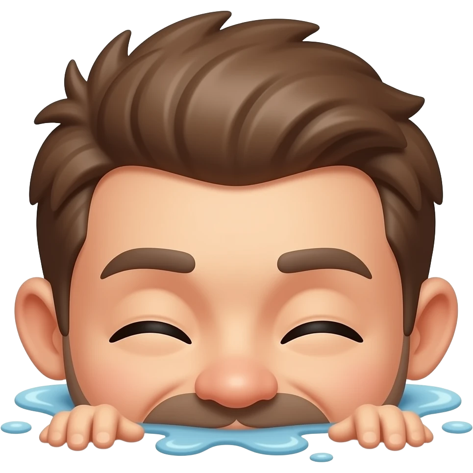 Face planted in between ass emoji