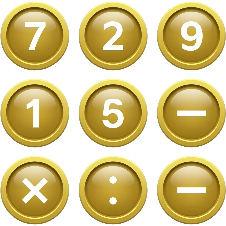 calculator coins ios emoji