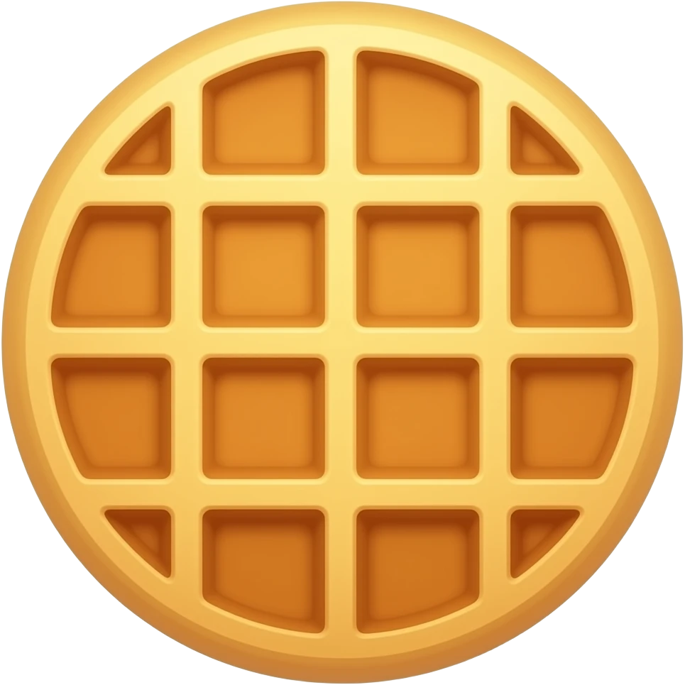 Waffle emoji