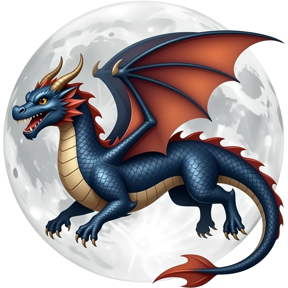 🌕🐉 emoji
