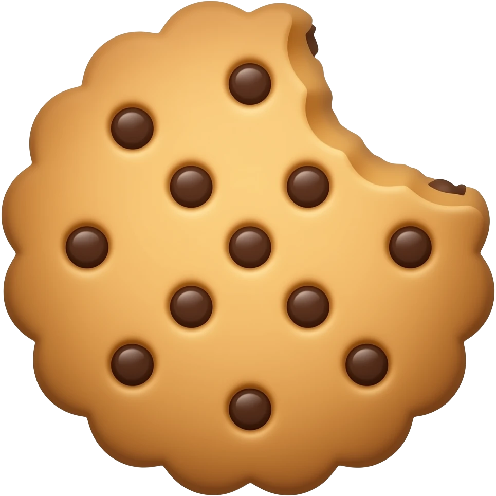 Cookie button emoji