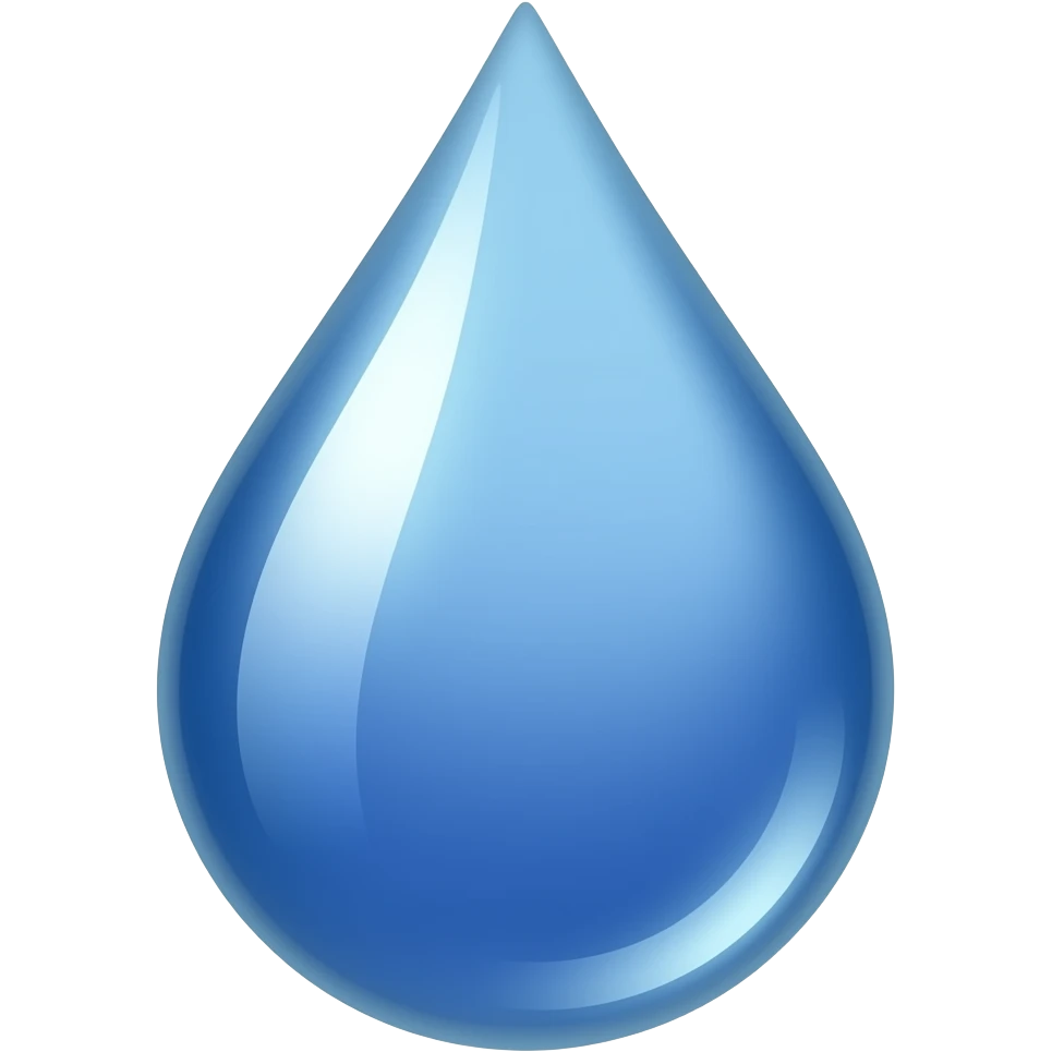 goccia blu emoji