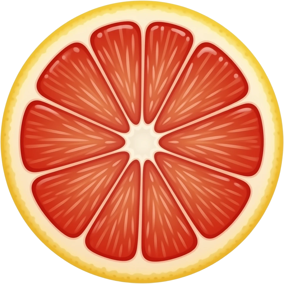 Grapefruit emoji
