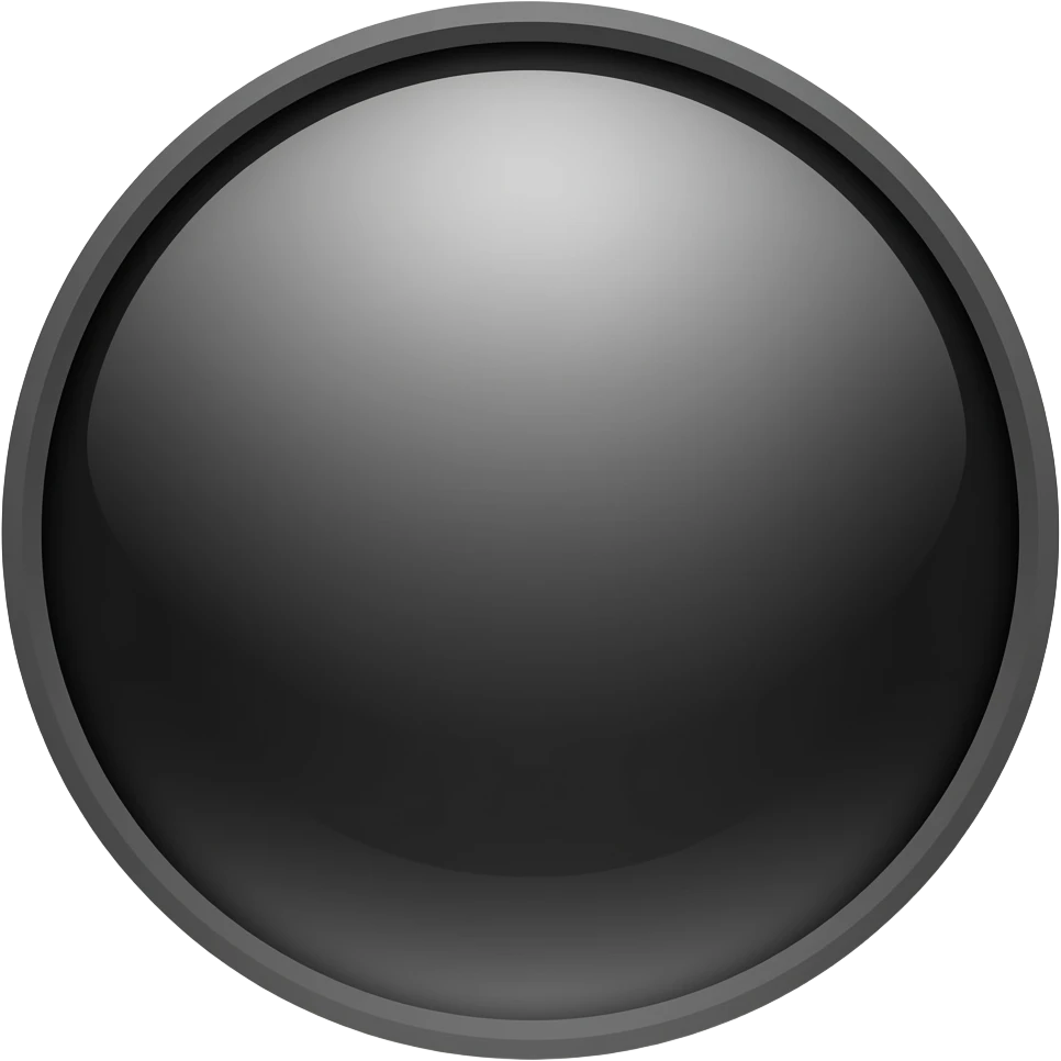 Black circle emoji