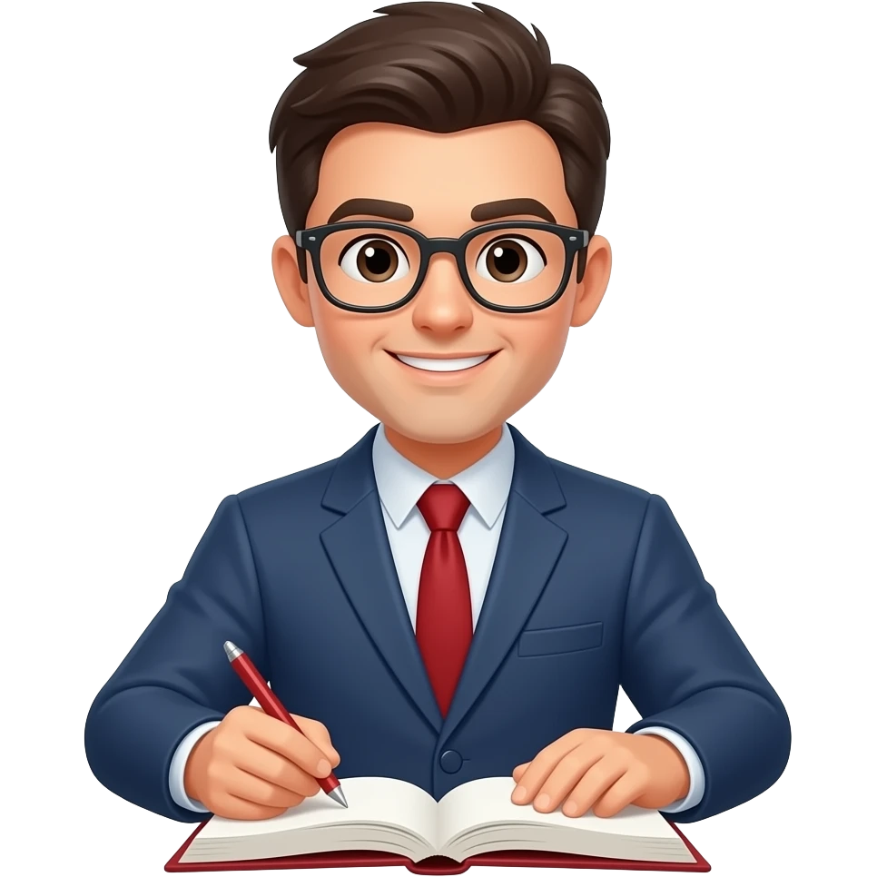hombre estudiando emoji