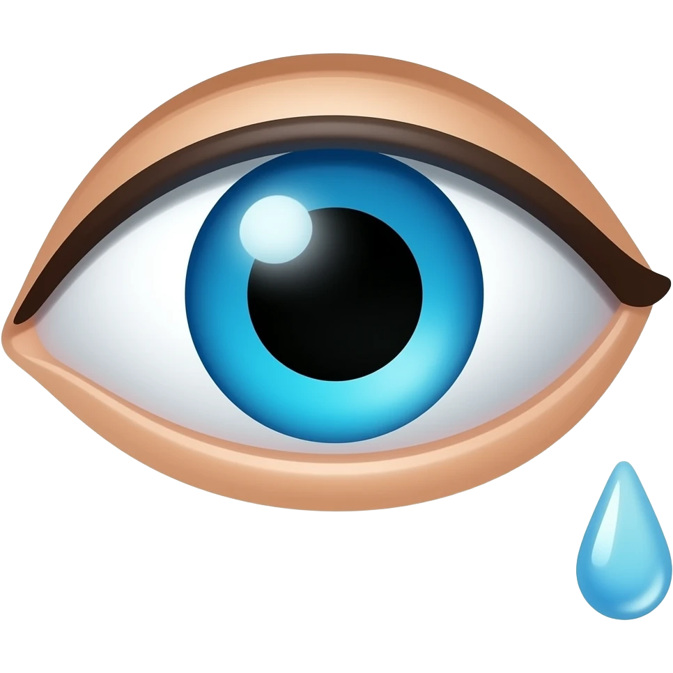 eye drop emoji